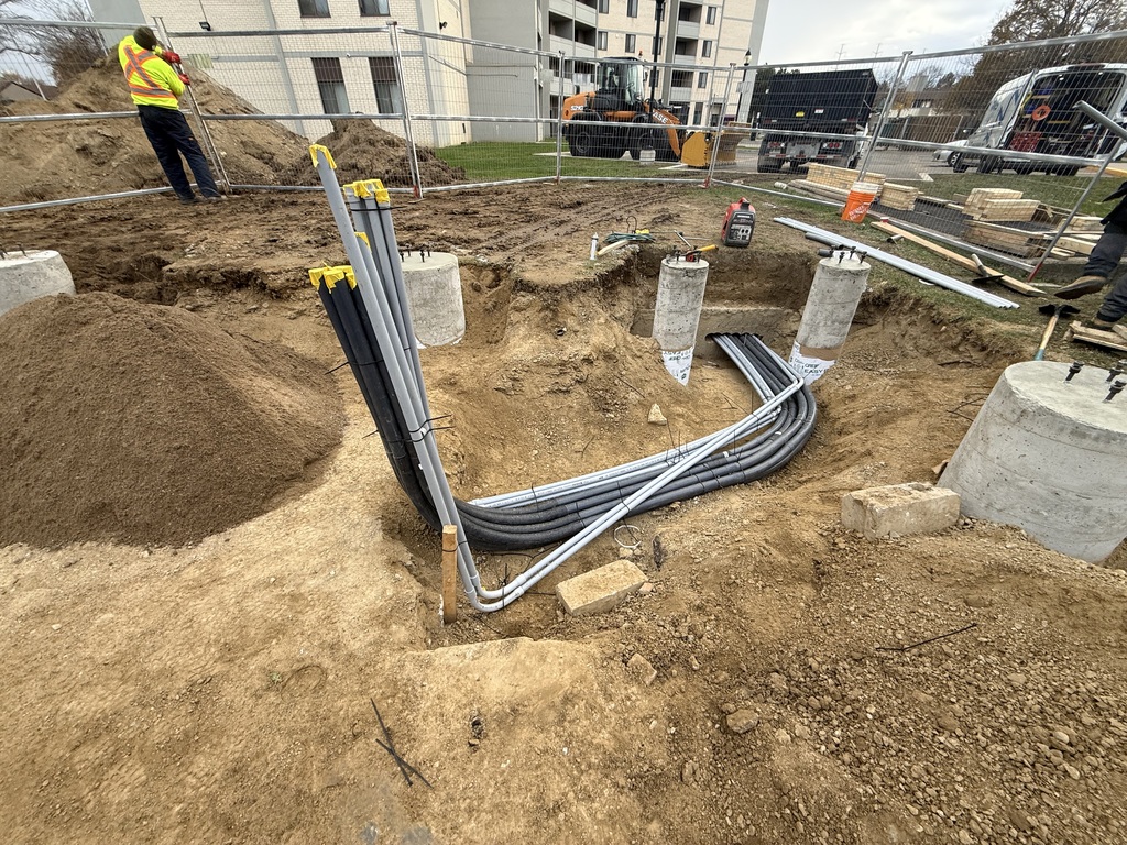 Commercial underground electrical installation by The Sparky